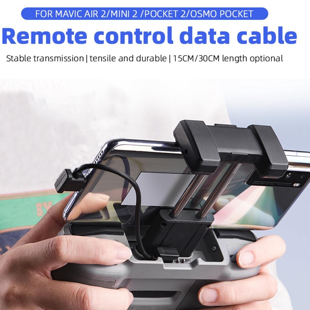 【ky】PVC Data Cable Cord for DJI Mavic Air2/Mini 2 Remote Controller