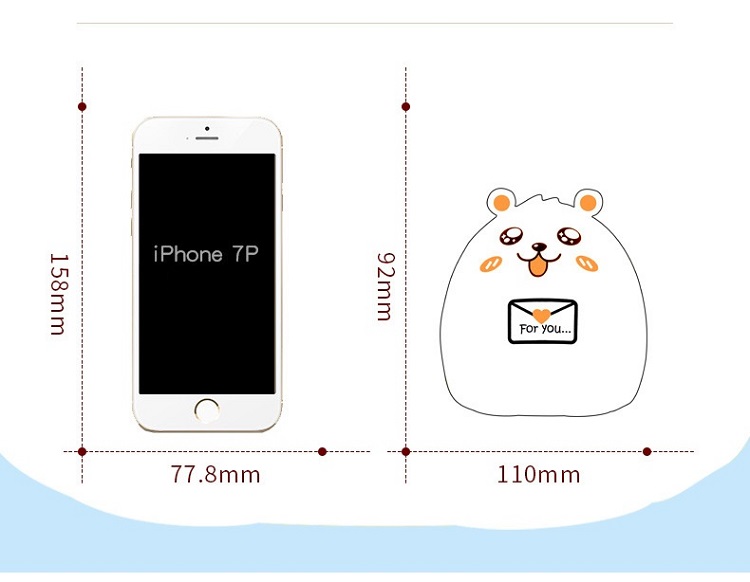Đèn ngủ cảm ứng Panda siêu đẹp