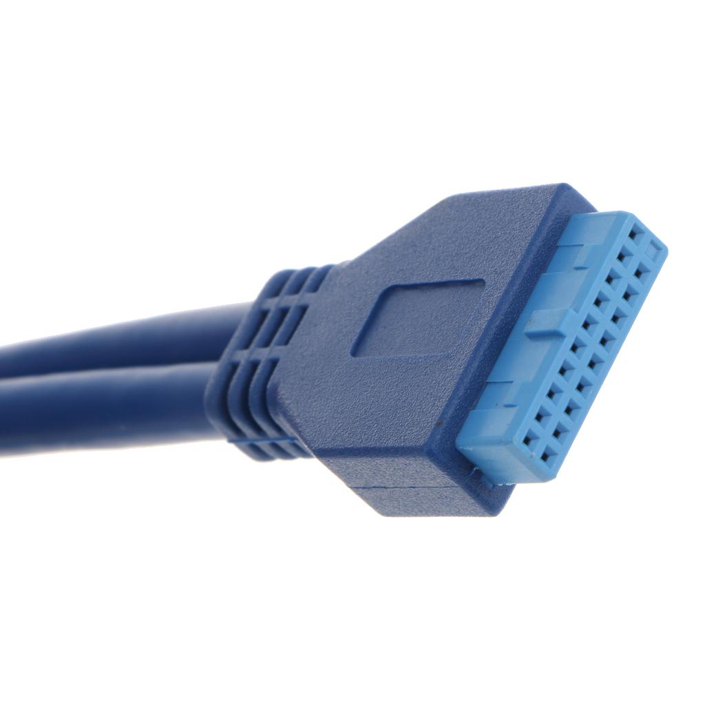 USB 20 Pin Extension Cable Female To Female Extension Adapter To Motherboard