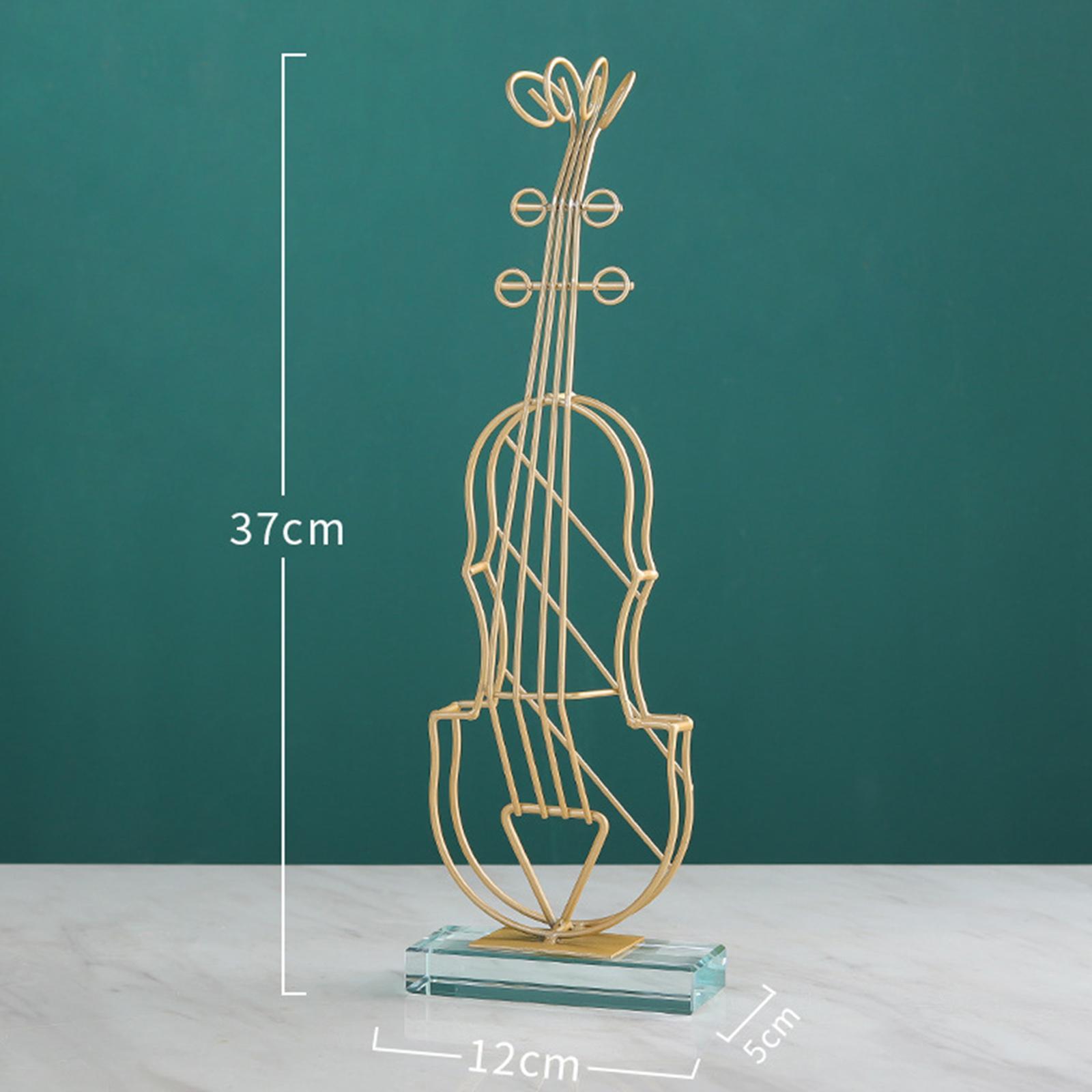 Music Instrument Statue Sculpture Figurine for Home Decor