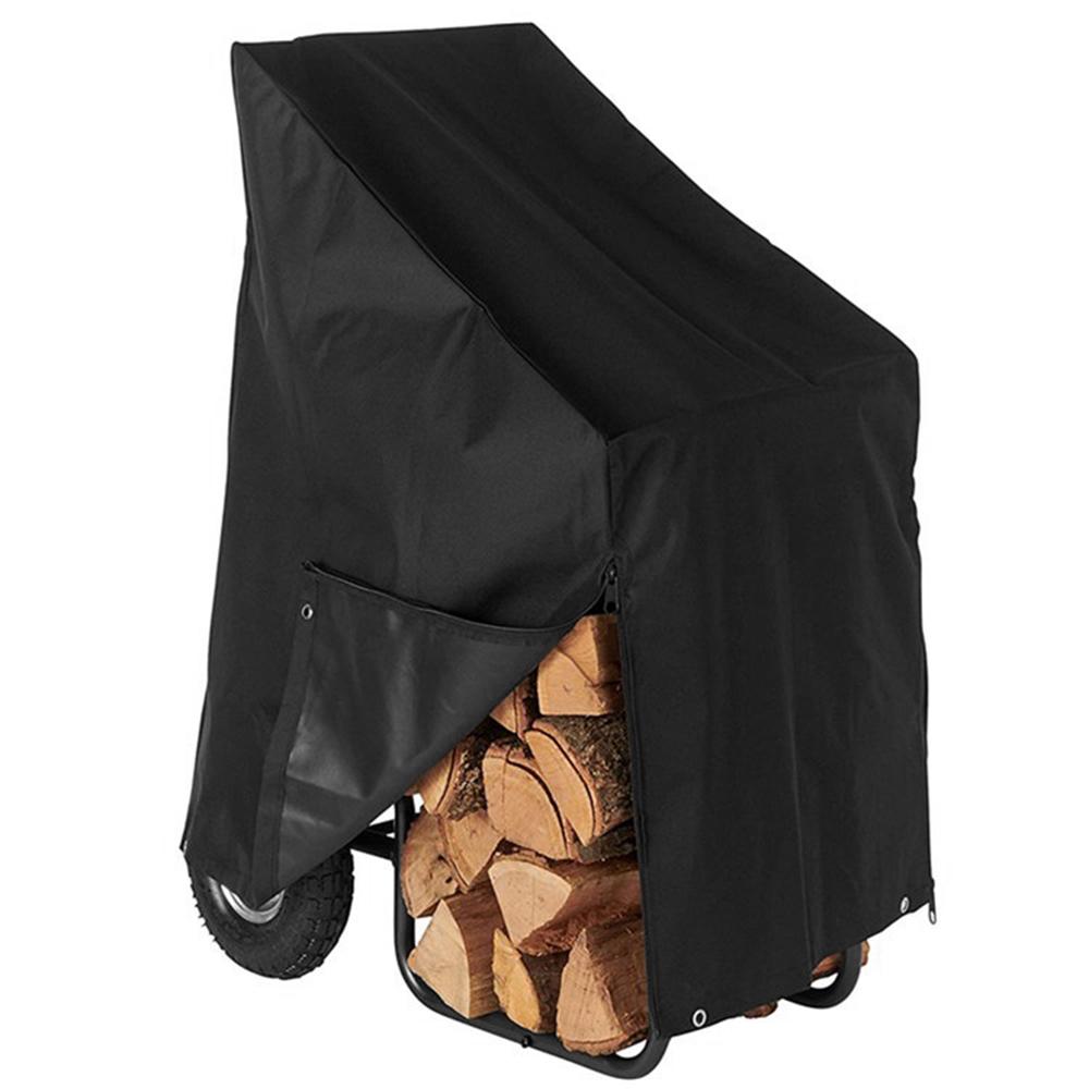Tấm che thùng gỗ củi không thấm nước 600D Oxford chịu được thời tiết có dây kéo