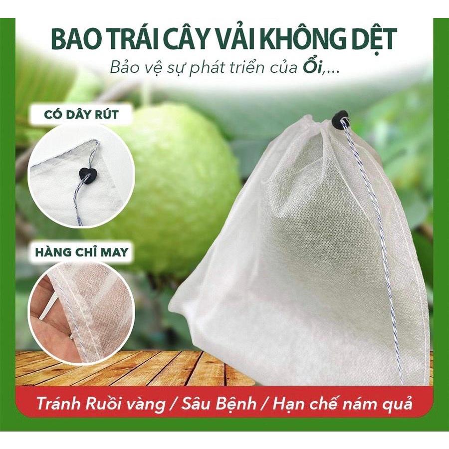 100 TÚI BỌC TRÁI CÂY SIZE 18X18 CHUYÊN DÙNG CHO ỔI, DƯA LÊ, CAM, XOÀI,.... SIÊU SALE