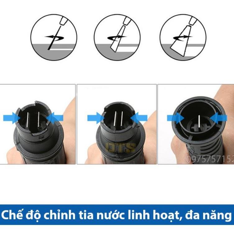 (Bộ 10c)Béc xịt rửa xe mỏ vịt kiểu gài gắn súng xịt rửa áp lực cao - Lắp được bình bọt tuyết 0,5L