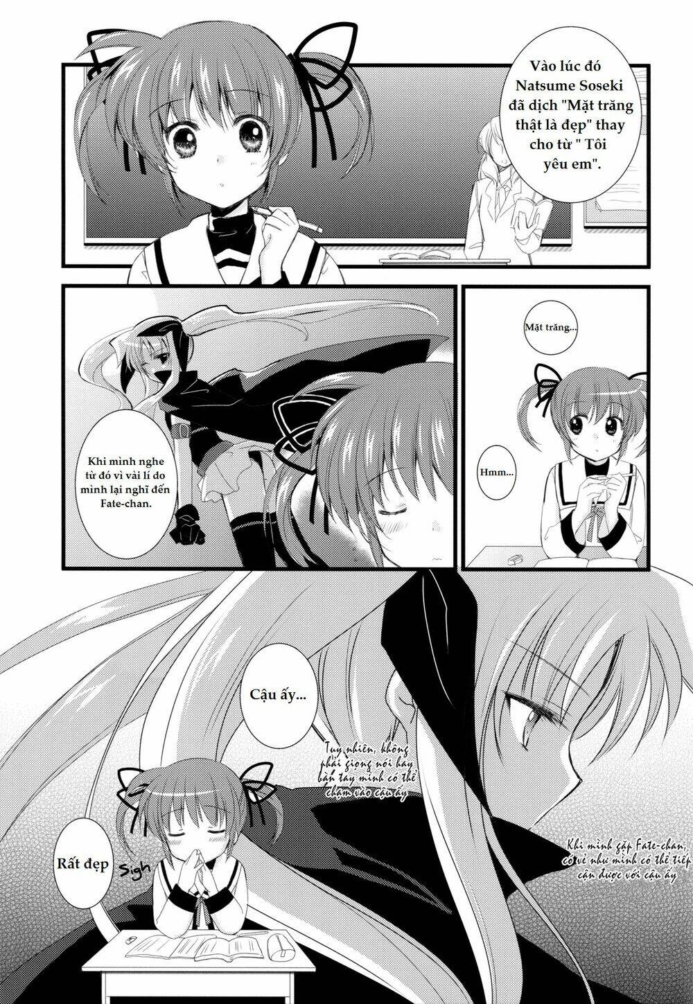 because the moon was so beautiful [mahou shoujo lyrical nanoha] chapter 1 5
