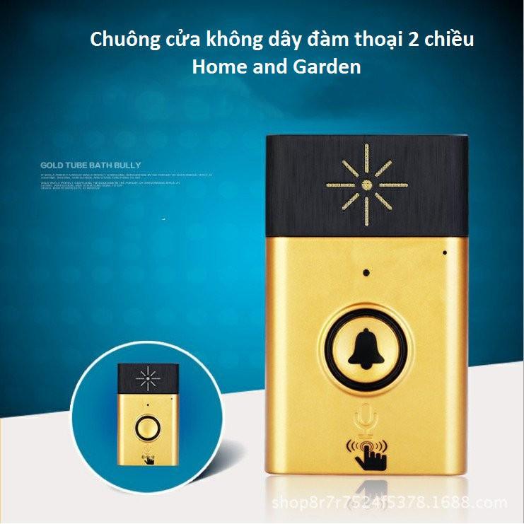 Chuông cửa đàm thoại 2 chiều không dây