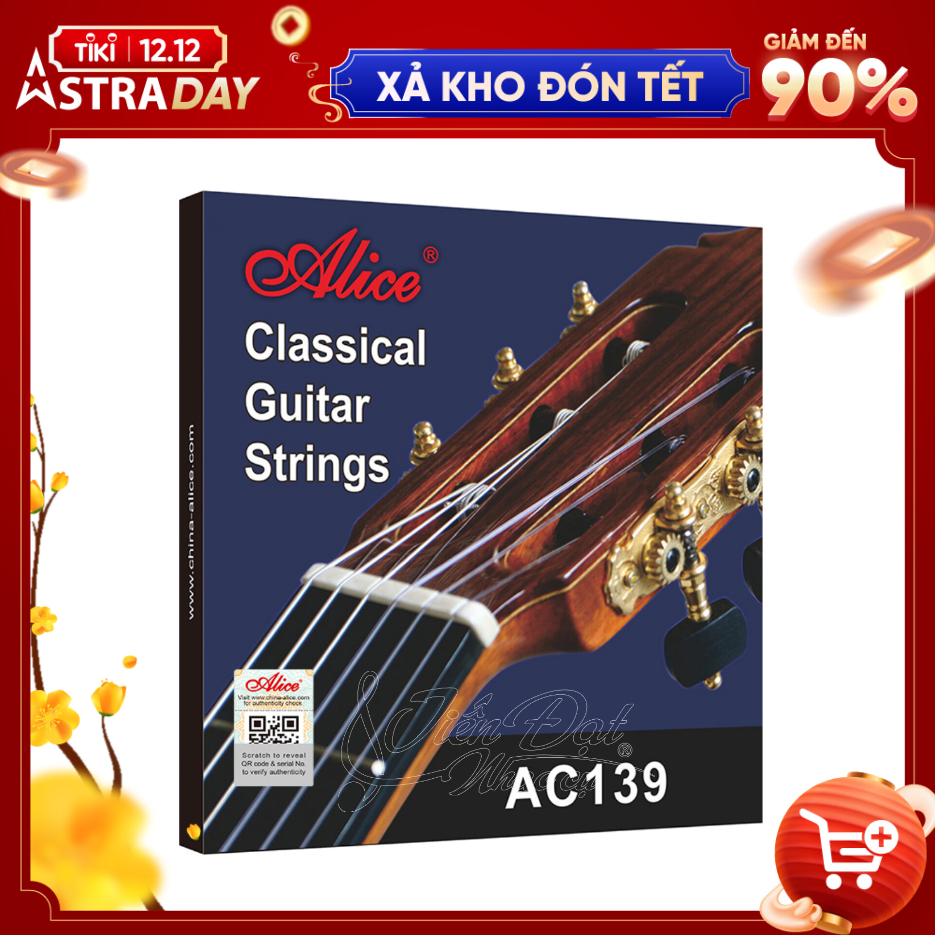 Bộ Dây Đàn Guitar Classic Alice AC139 - Hàng Chính Hãng