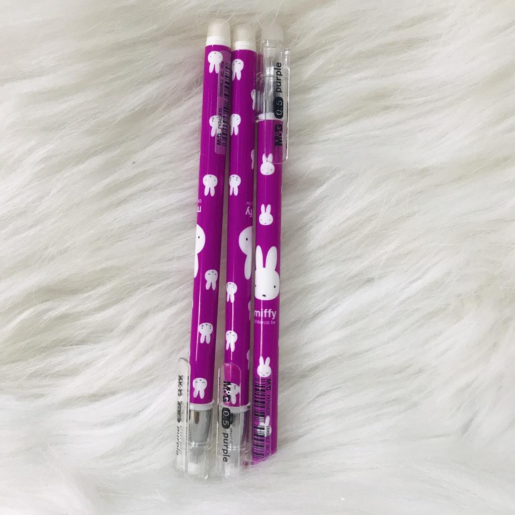 Bút gel nước tẩy xóa được M&G ngòi 0.5mm FKP 65830 mực tím