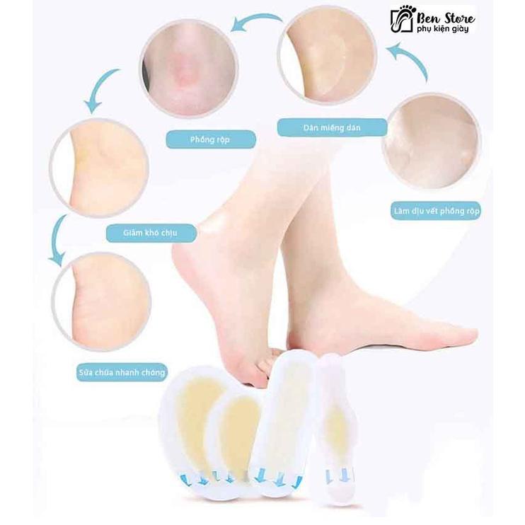 1 Miếng Dán gel Không Gây Mòn Bảo Vệ Gót Chân Khi Đi Giày Cao Gót #lot 82