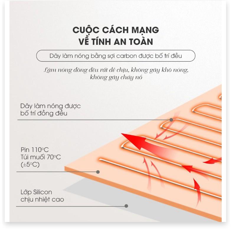 Gối sưởi muối biển thảo dược cao cấp