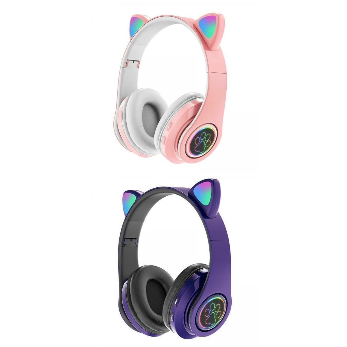 2pcs Universal  Wireless Bluetooth 5.0 Headset Headphones