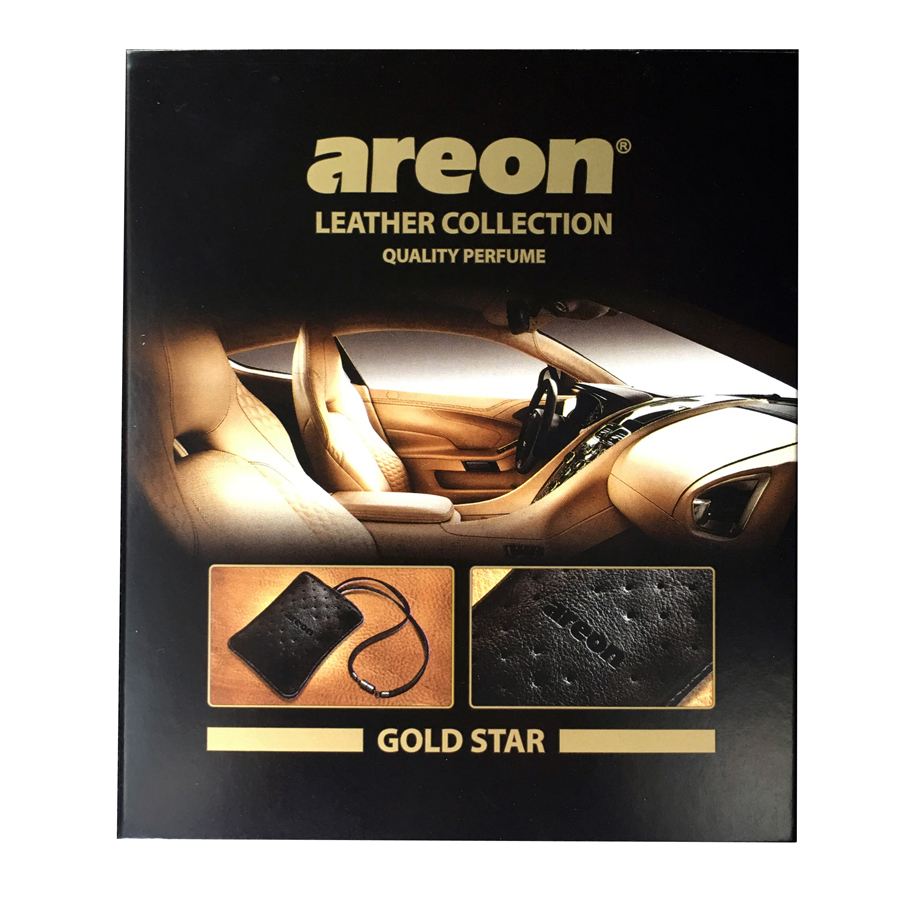 Túi đá thơm phong thủy Hematite ướp hương nước hoa Pháp - AREON GOLD STAR (HÀNG VIP NHẬP KHẨU BULGARIA)