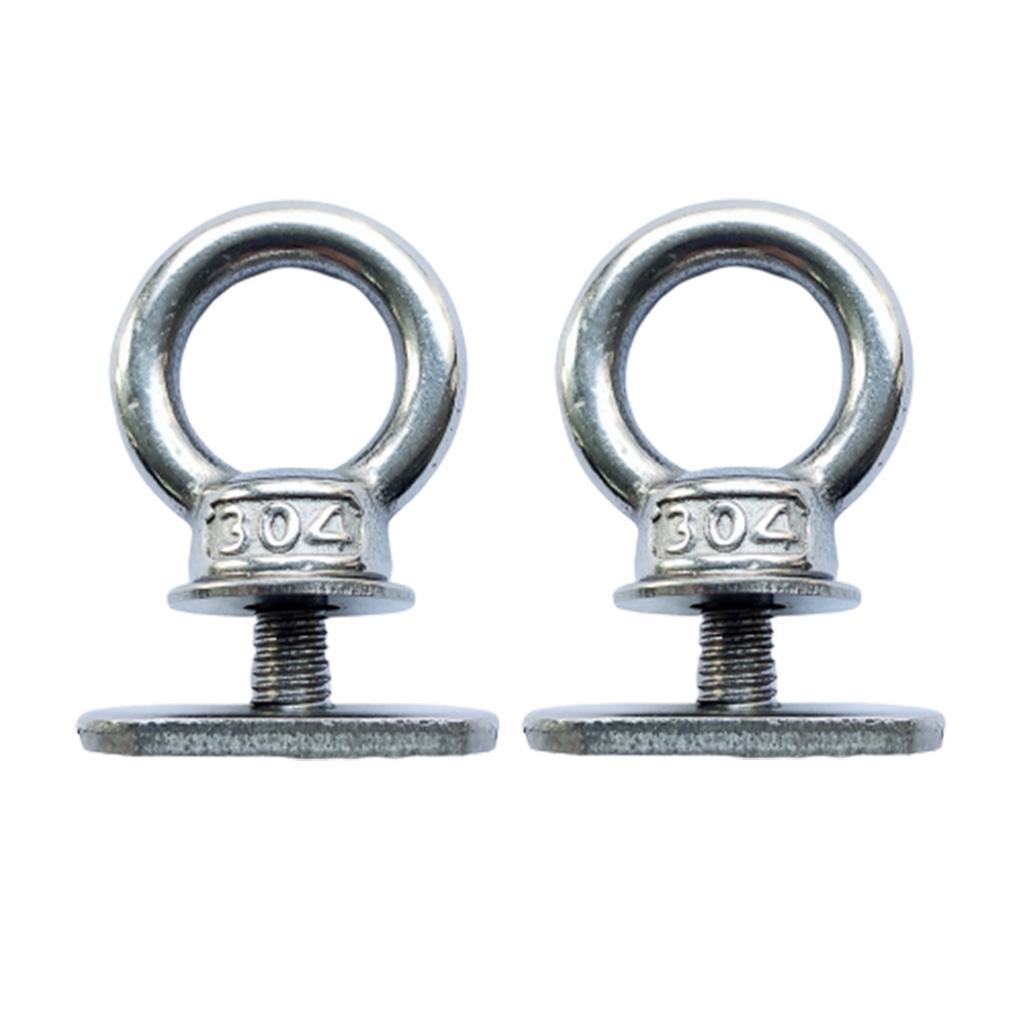 2 Pieces Mounting Screws Nuts Leash Holder Cord Eyelet Accessories