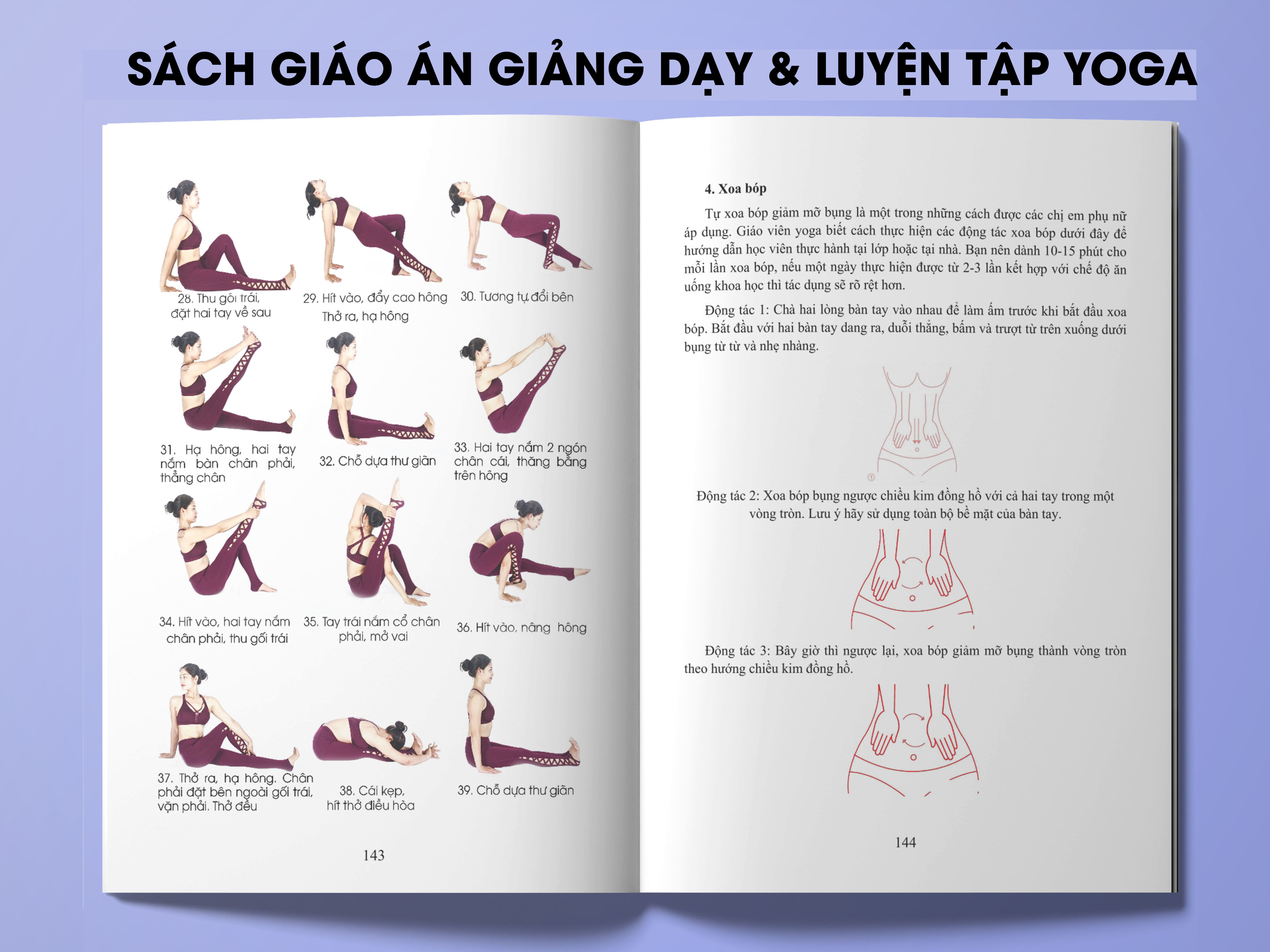 Bộ sách dành cho Giáo viên Yoga cơ bản: Giáo án giảng dạy &amp; luyện tập Yoga + Những bài dẫn thiền hay dành cho giáo viên Yoga