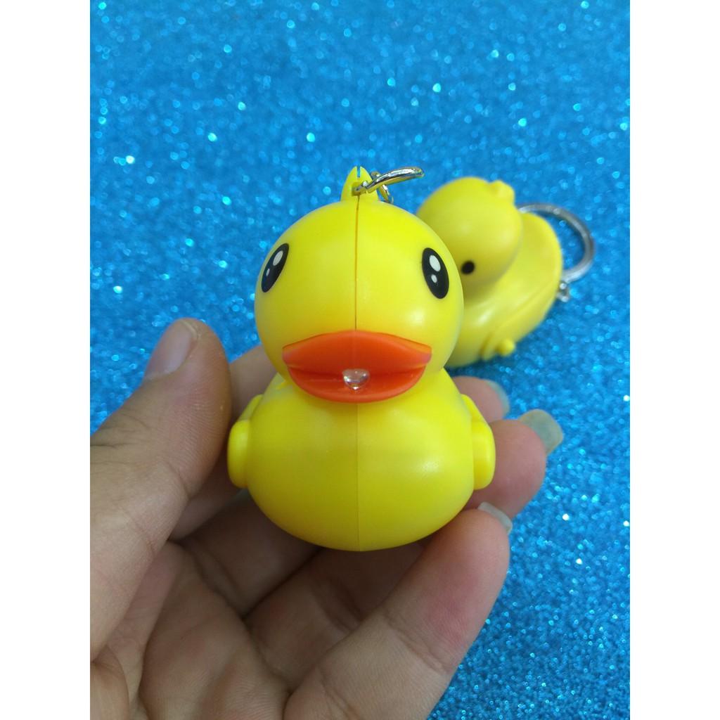 Móc khóa vịt móc khóa phát sáng