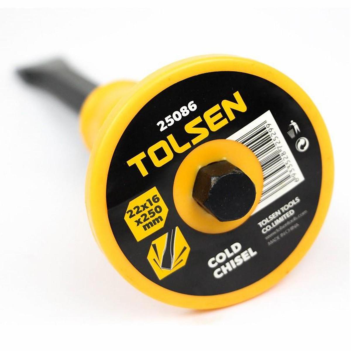 ĐỤC SẮT DẸP 250mm ,300mm TOLSEN 25086, 25089 - HÀNG CHÍNH HÃNG