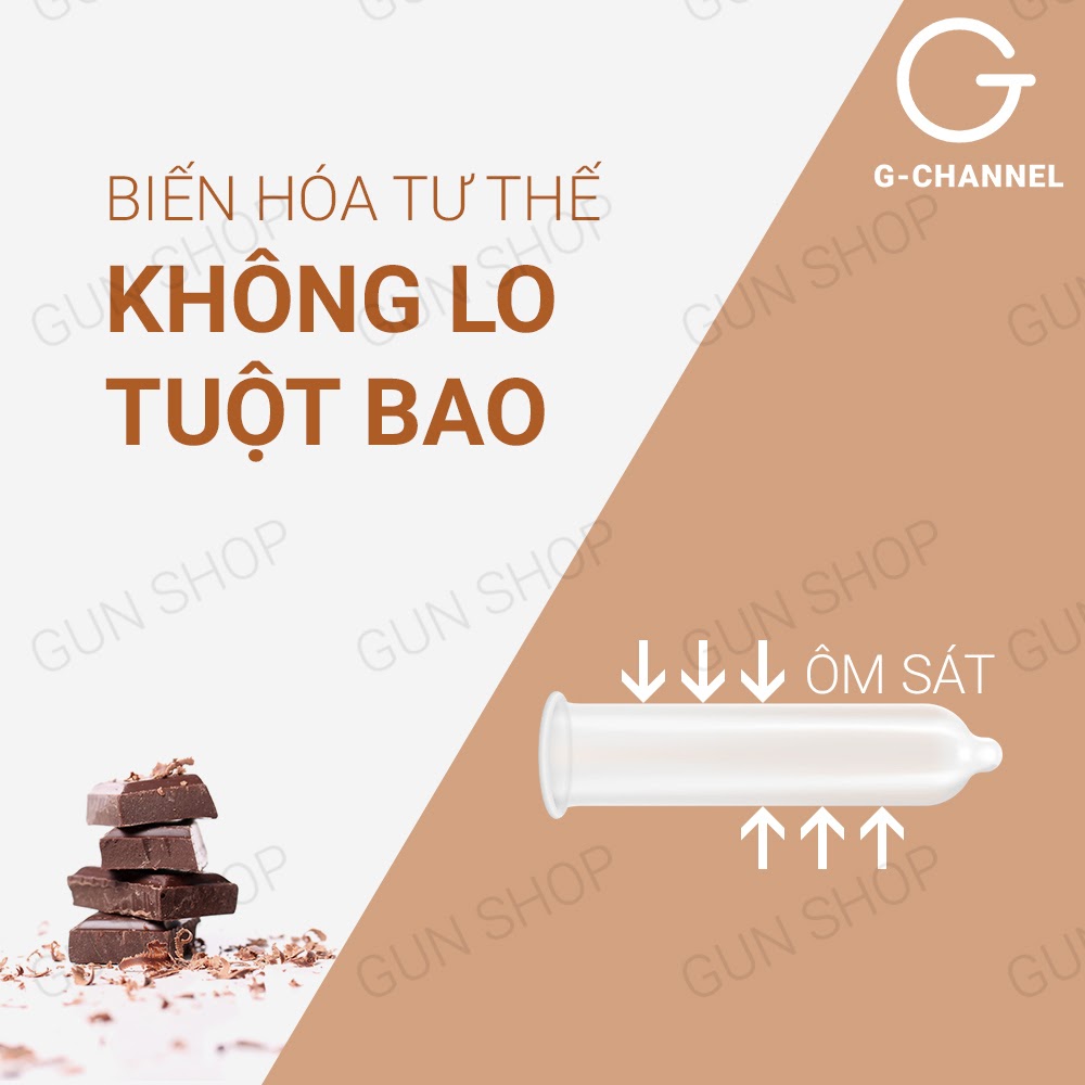 Bao cao su Nakanishi - Siêu mỏng 0.03mm - Hương chocolate