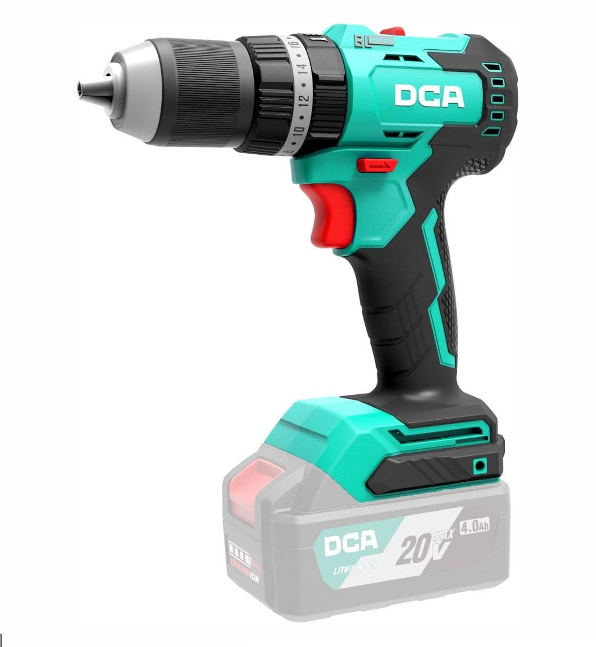 MÁY KHOAN BÚA KHÔNG CHỔI THAN DÙNG PIN 20V DCA ADJZ2050IZ - HÀNG CHÍNH HÃNG