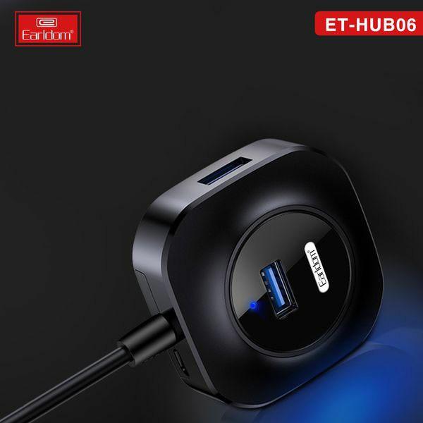 Ổ Cắm USB - Earldom HUB-06 - Hàng chính hãng