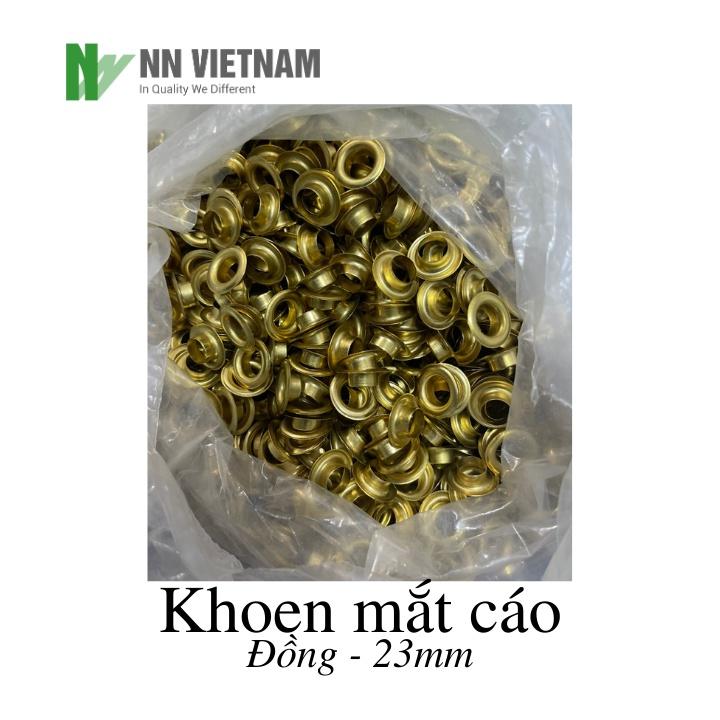 KHOEN MẮC CÁO 23MM DÙNG ĐÓNG MÁY, ĐÓNG KHOEN BẠT