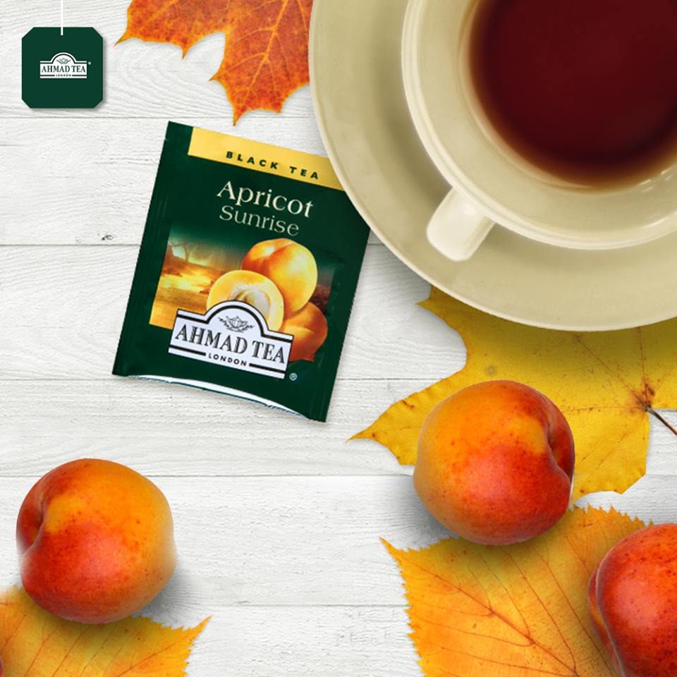 TRÀ AHMAD ANH QUỐC - MƠ - Apricot Sunrise - Thức uống giải khát kỳ diệu