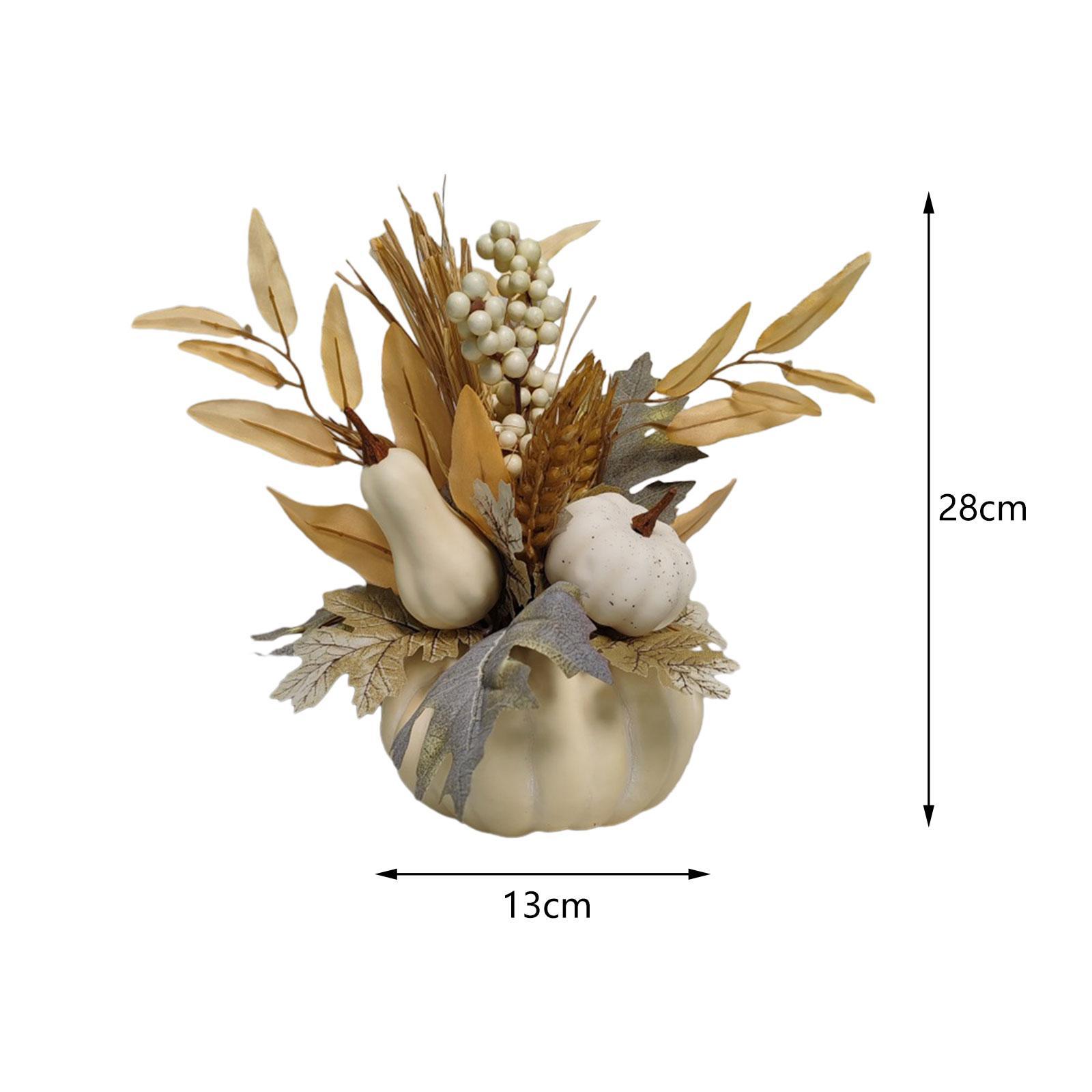 Artificial Halloween Pumpkin Decor Ornament for Bedroom Thanksgiving Wedding
