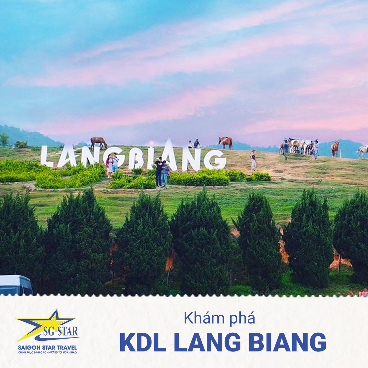 Tour Sài Gòn đi ĐÀ LẠT 3N3Đ - Lang Biang - Vườn Hoa Cẩm Tú Cầu - Nhà Thờ Domain De Marie - Vườn Dâu Tây - Giao Lưu Văn Hóa Cồng Chiêng