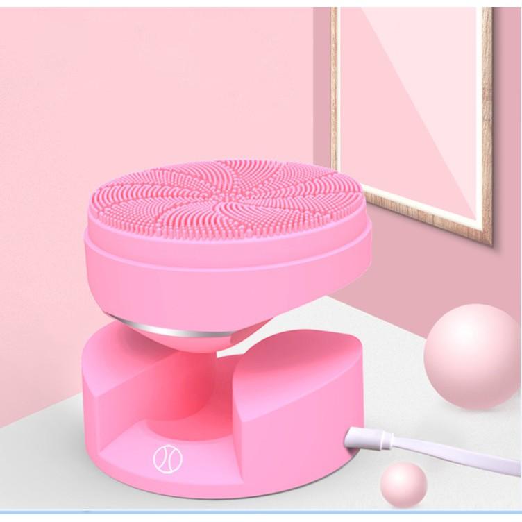 Máy Rửa Mặt Kiêm Massage Facial Cleaner IPX7 Công Nghệ Sạc Không Dây AOBERST ( Hàng Nhập Khẩu)