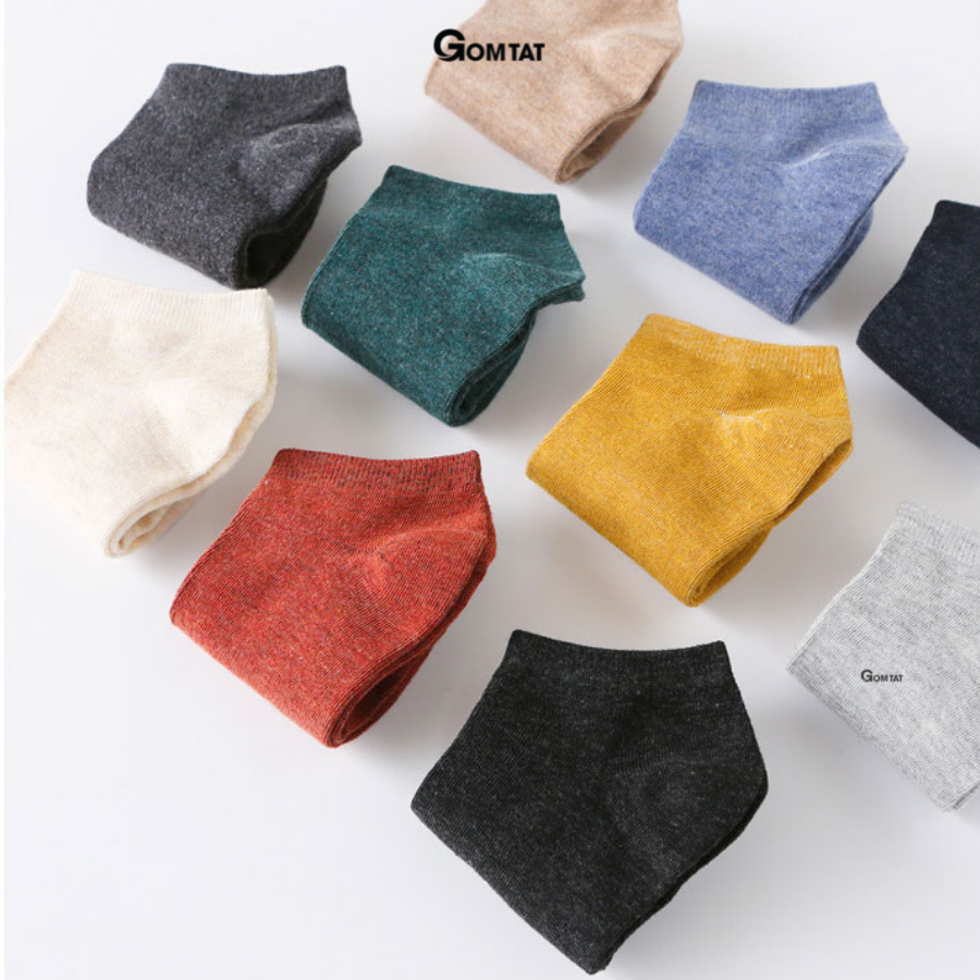 Combo 5 đôi Vớ nam CỔ NGẮN Vintage, Tất Nam sử dụng cả tuần - Votuannam