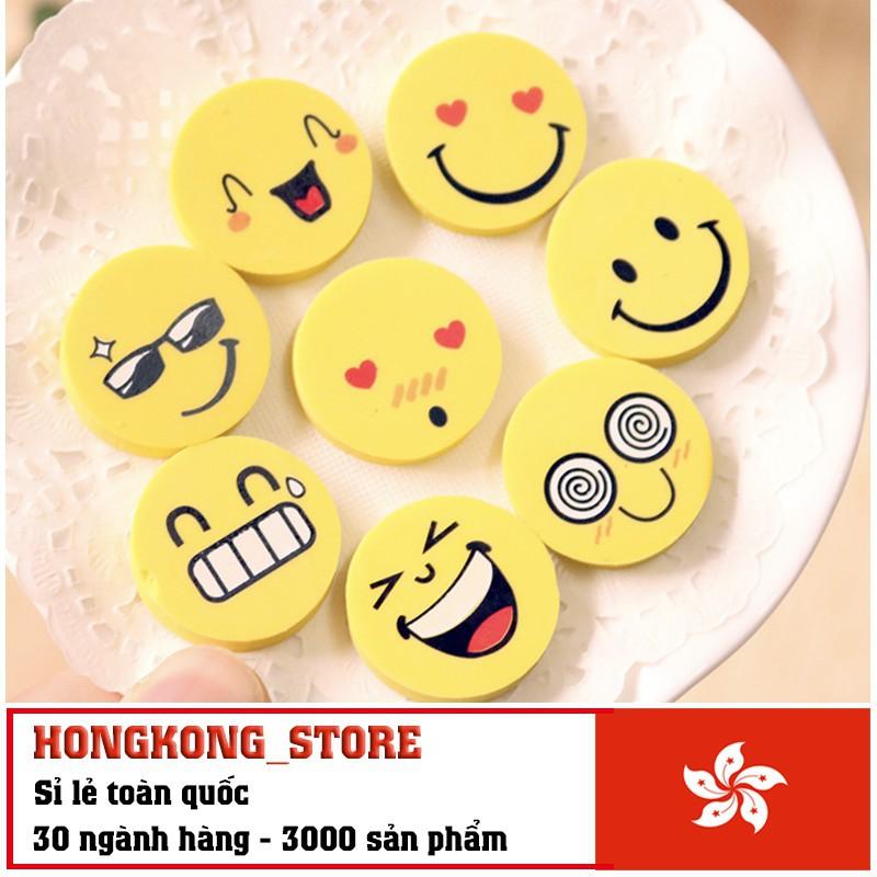 Bộ cục tẩy hình EMOJI cực dễ thương - Cục gôm tẩy bút chì cho bé Wbig size