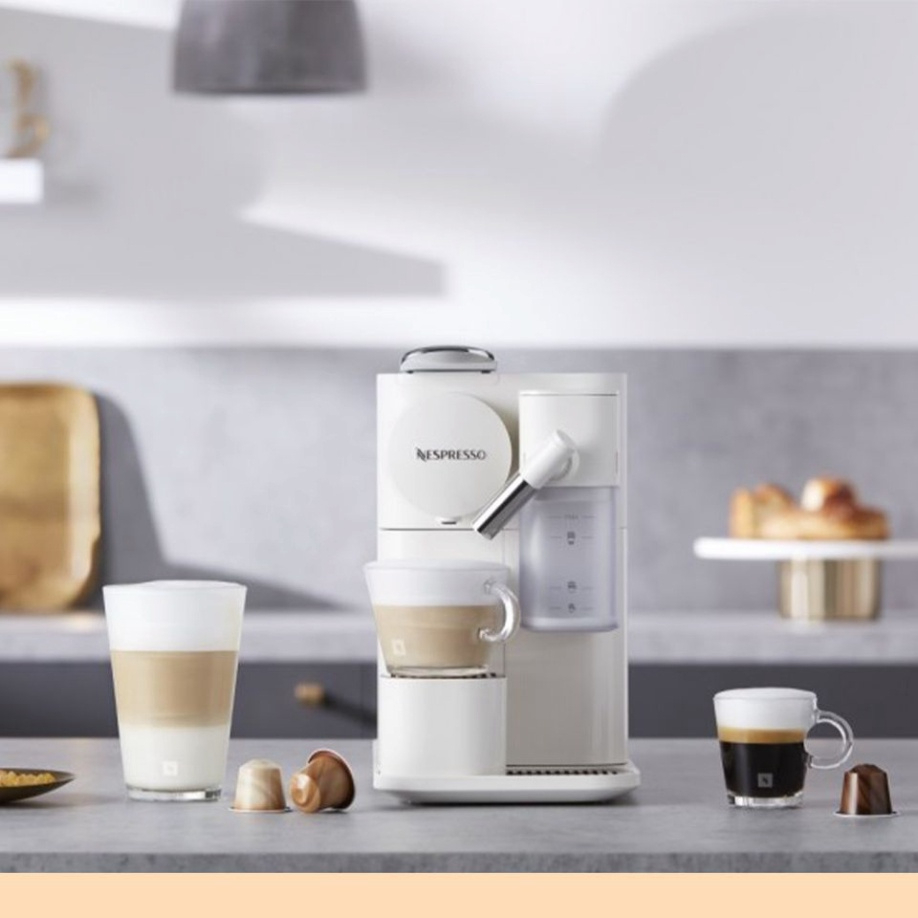 Máy Pha Cà Phê Viên Nén Delonghi Nespresso Lattissima One EN510, Máy Pha Cafe, Espresso, Cappuccino, 19 Bar, Nhập EU, BH 12 Tháng, Hàng Chính Hãng
