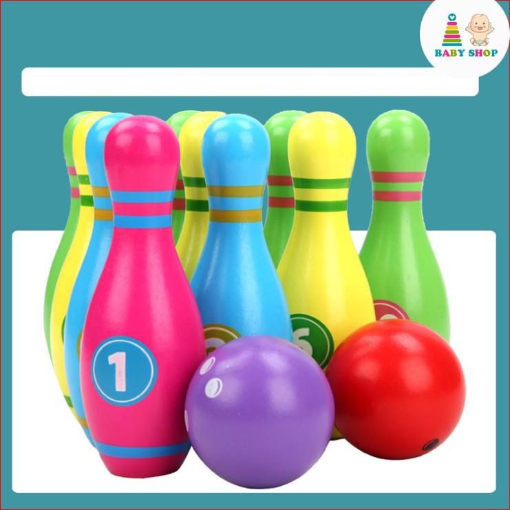 Đồ chơi gỗ Bowling - đồ chơi gỗ giúp trẻ em thông minh