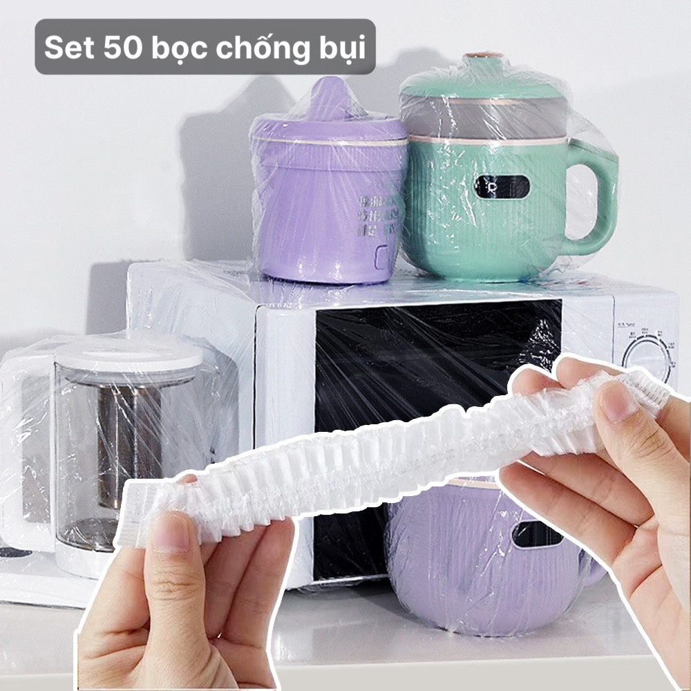 TÚI 50C MÀNG BỌC PE CHỐNG BỤI BẢO VỆ ĐỒ DÙNG, ĐỒ GIA DỤNG ĐA NĂNG KT 60*70cm