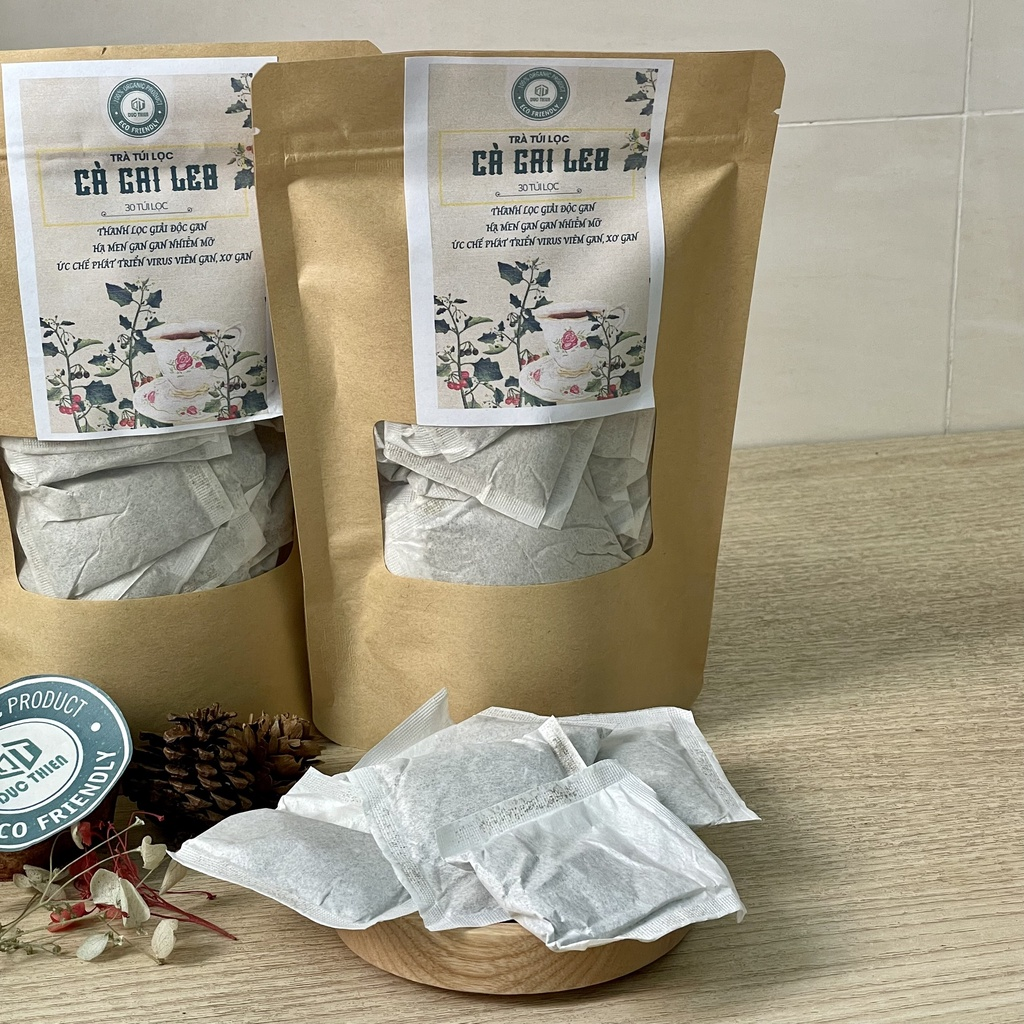 Trà Túi Lọc Cà Gai Leo - Hỗ Trợ Hạ Men G.an, G.an B,C, U G.an, Xơ G.an, Bảo Vệ G.an, Phòng Ung Thu