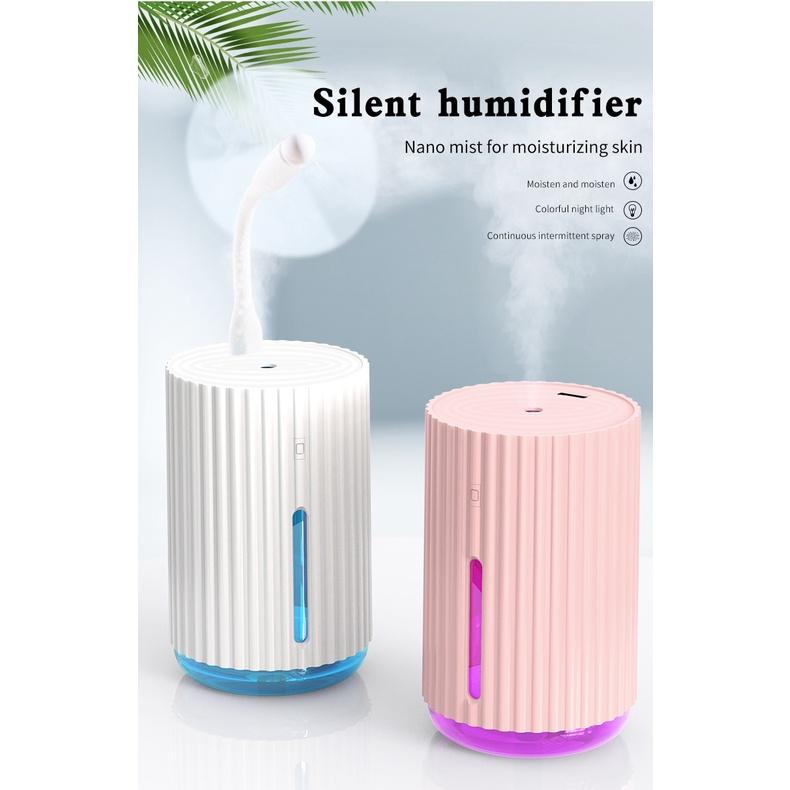 350ML Large Air Diffuser Usb Capacity Small Portable Aromatherapy Humidifier For Household Bedroom Mini Humidifier Car LED light