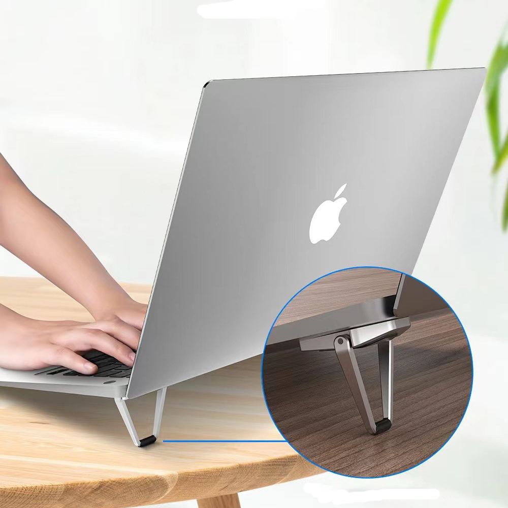 Giá Đỡ Laptop Mini Tản Nhiệt Chống Trượt Hợp Kim Loại
