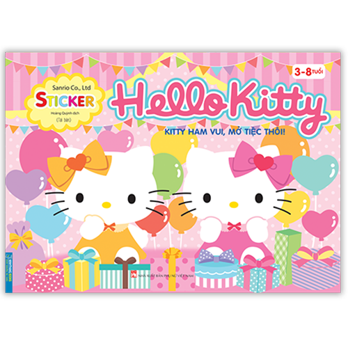 Hello Kitty - Kitty Ham Vui, Mở Tiệc Thôi! (3-8 Tuổi)