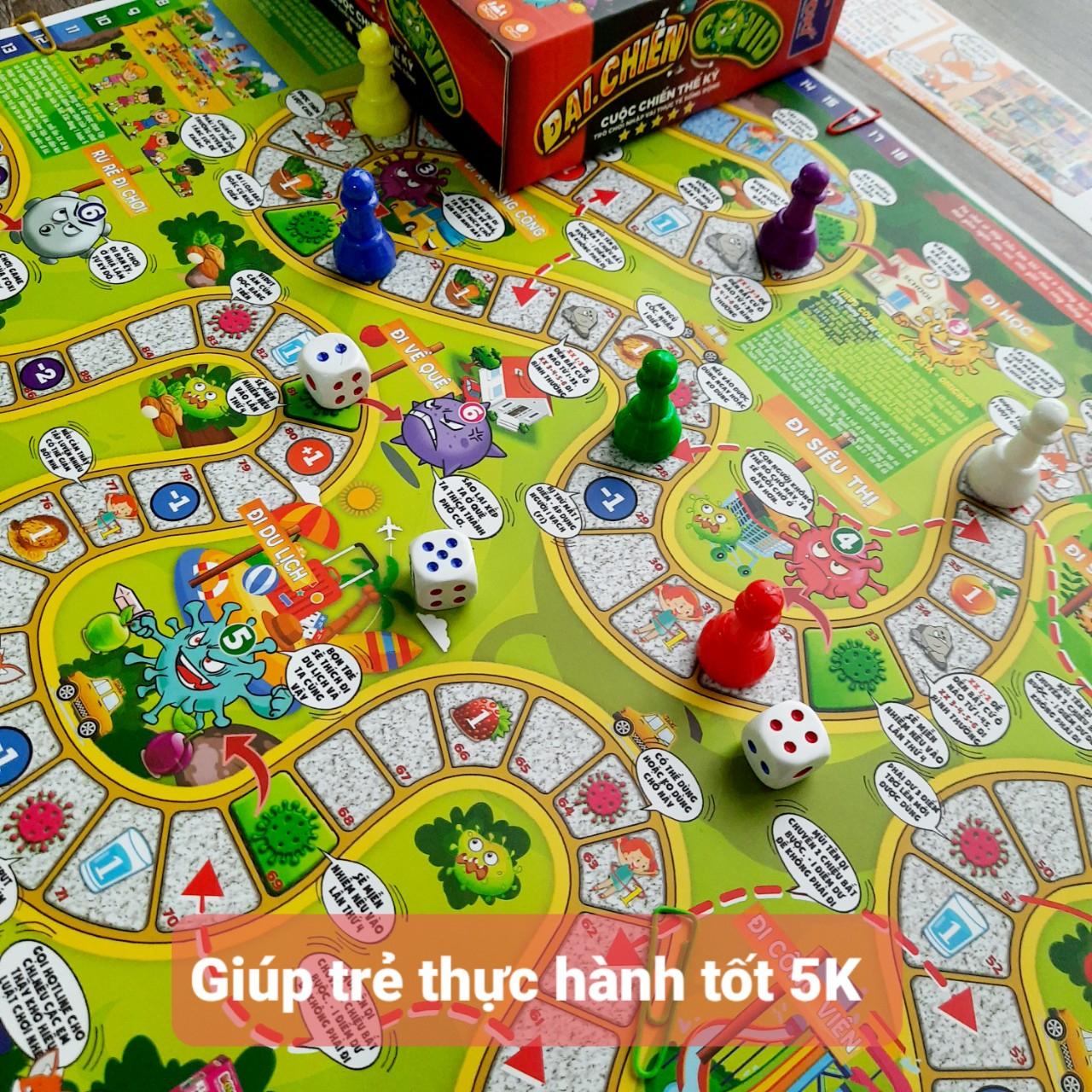 Boardgame Đại Chiến Covid - Foxi