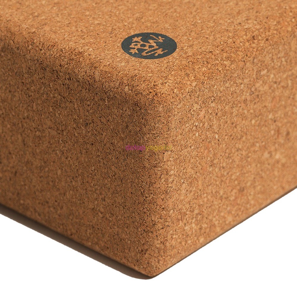 Gạch Tập Yoga Manduka Gỗ Bần Cork Yoga Block Cao Cấp