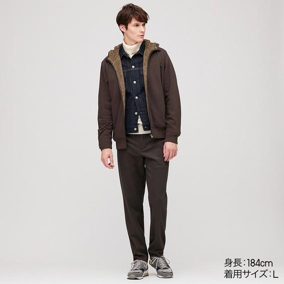 Áo nỉ lót lông cừu nam siêu ấm #Uniqlo. Hoodie 418708