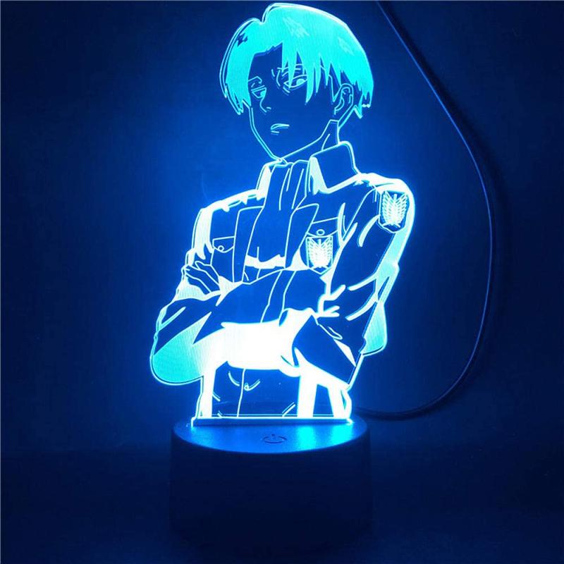 Đèn Ngủ Trang Trí Hình Nhân Vật Phim Attack On Titan 3d