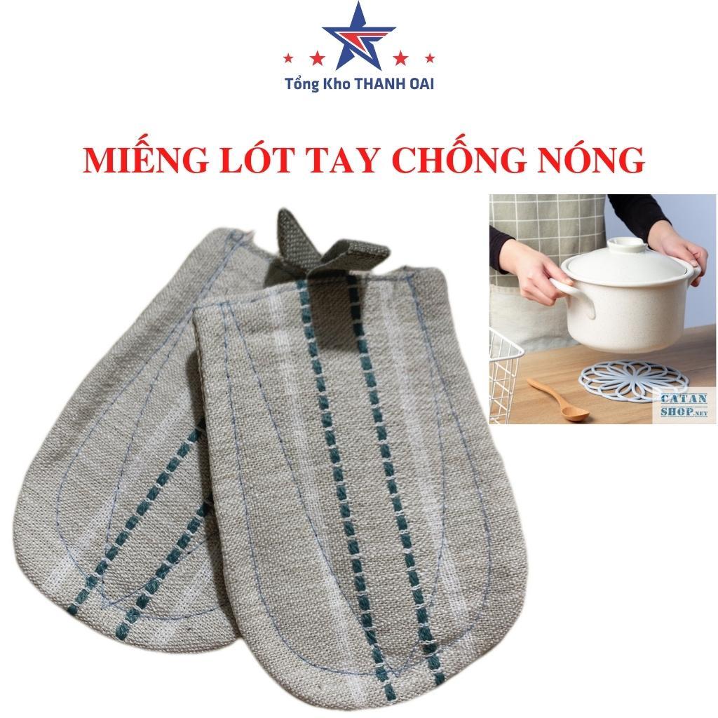 Miếng lót tay bắc xoong nồi chống nóng chịu nhiệt tiện dụng MUL37