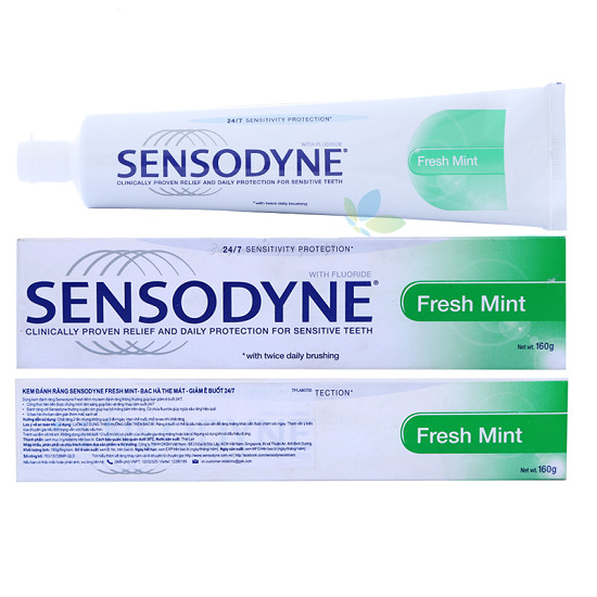 Kem đánh răng SENSODYNE Fresh Mint - Bạc Hà (160g)