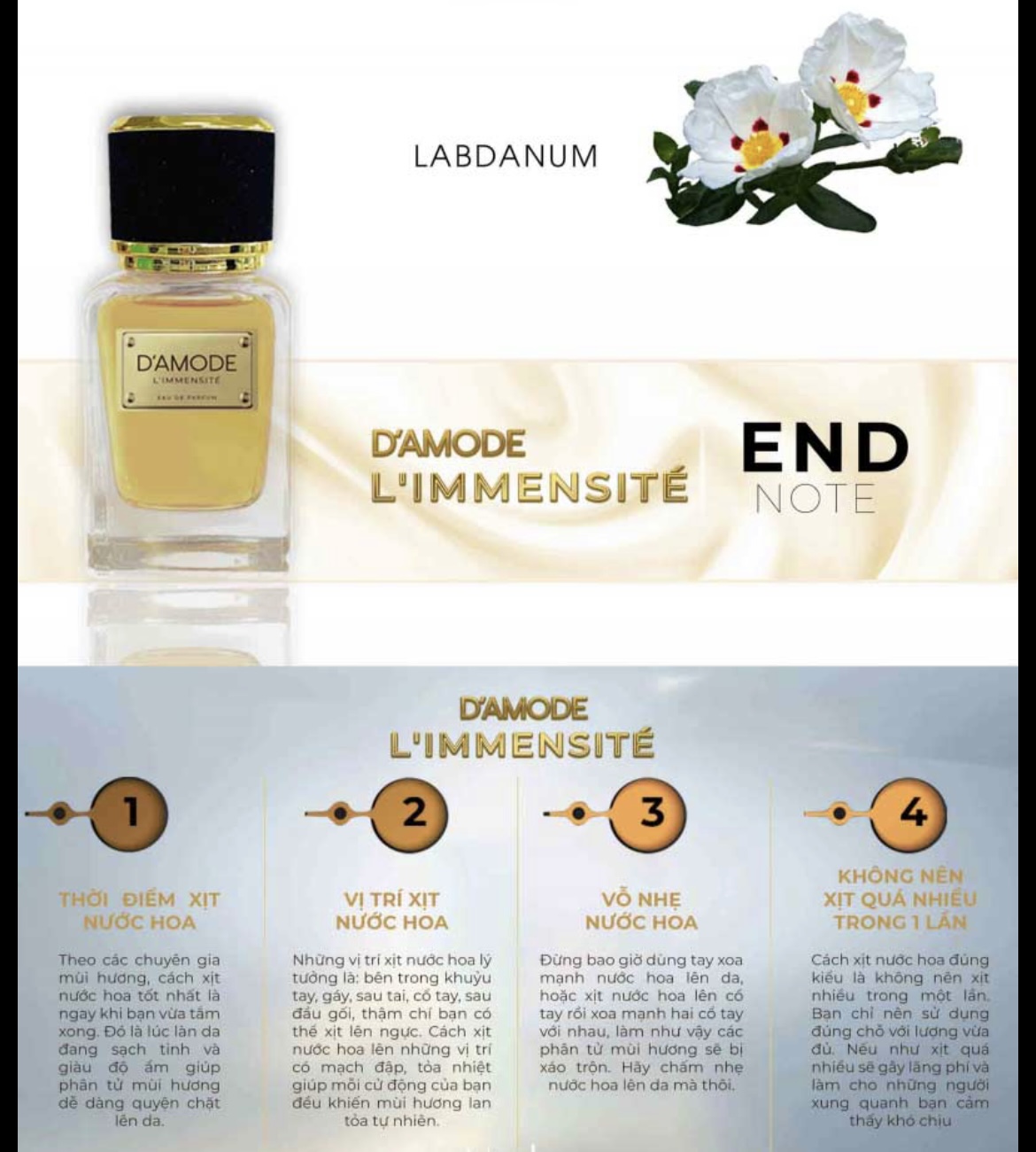 Nước hoa cao cấp độc quyền Damode L'MMENSITE 50ml