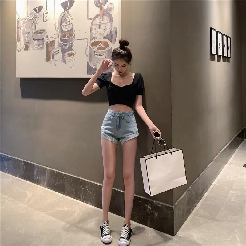 ÁO THUN CROPTOP ÔM BODY NHÚN NGỰC 61