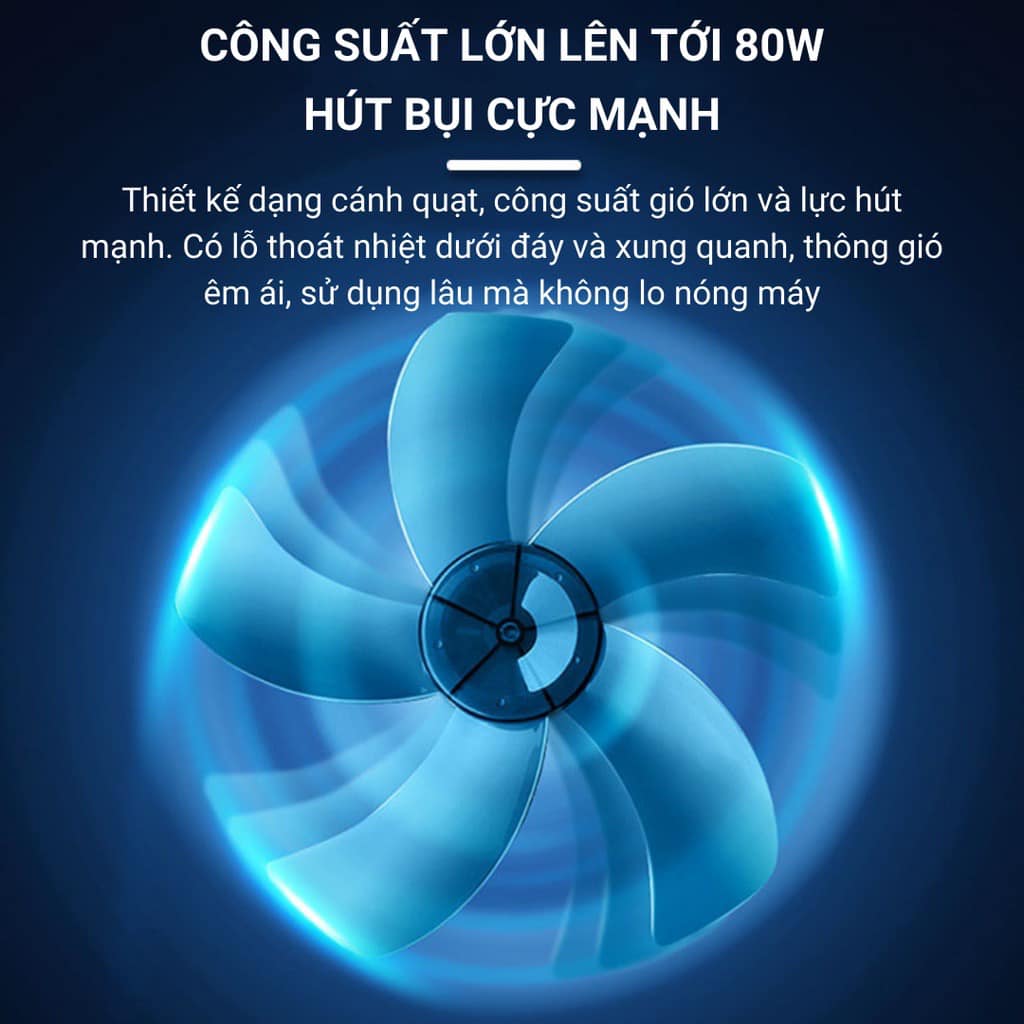 Máy hút bụi nail 858-6 công xuất 80W , làm móng tay nail
