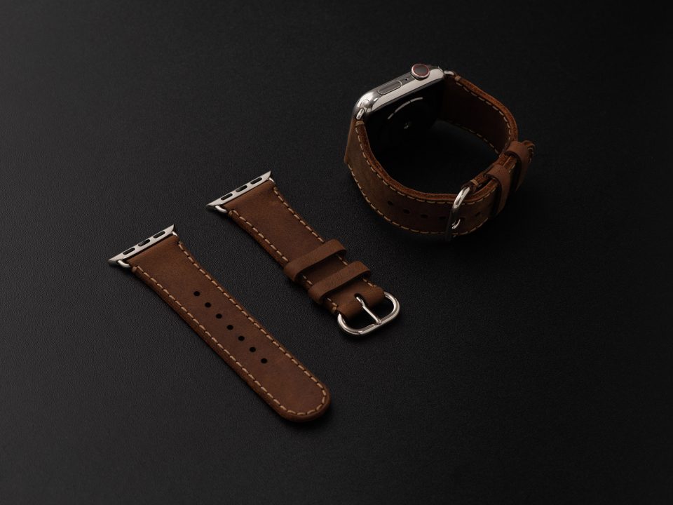 Dây Da Cho Đồng Hồ Apple Watch Sen Sử Dụng Được Dưới Nước- 38/40MM