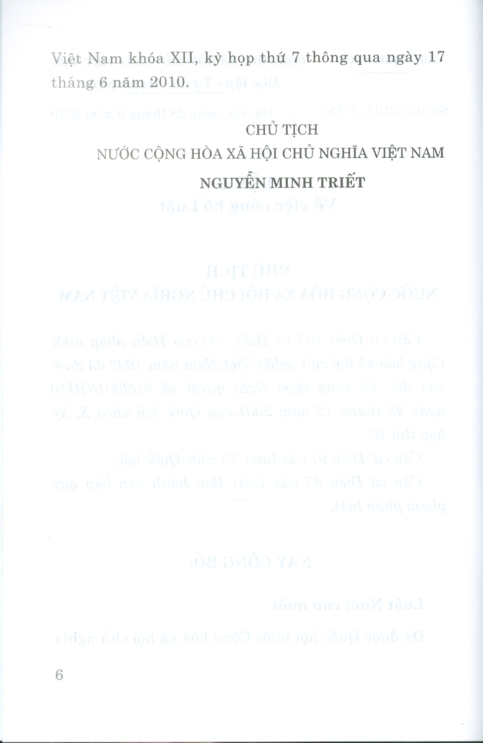 Luật Nuôi Con Nuôi Năm 2010