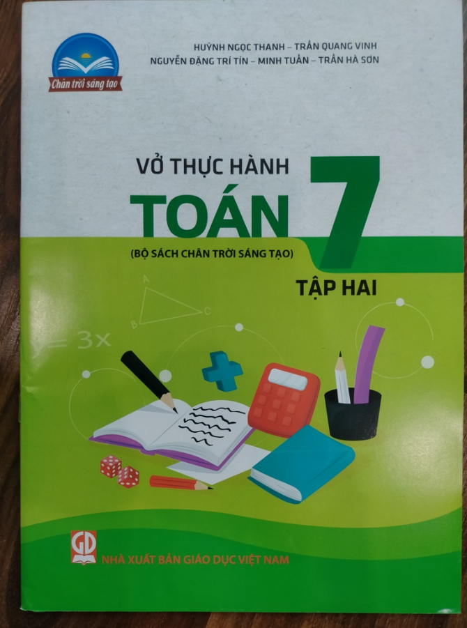 Sách - Vở thực hành Toán 7 - tập 2 (Bộ sách Chân trời sáng tạo)