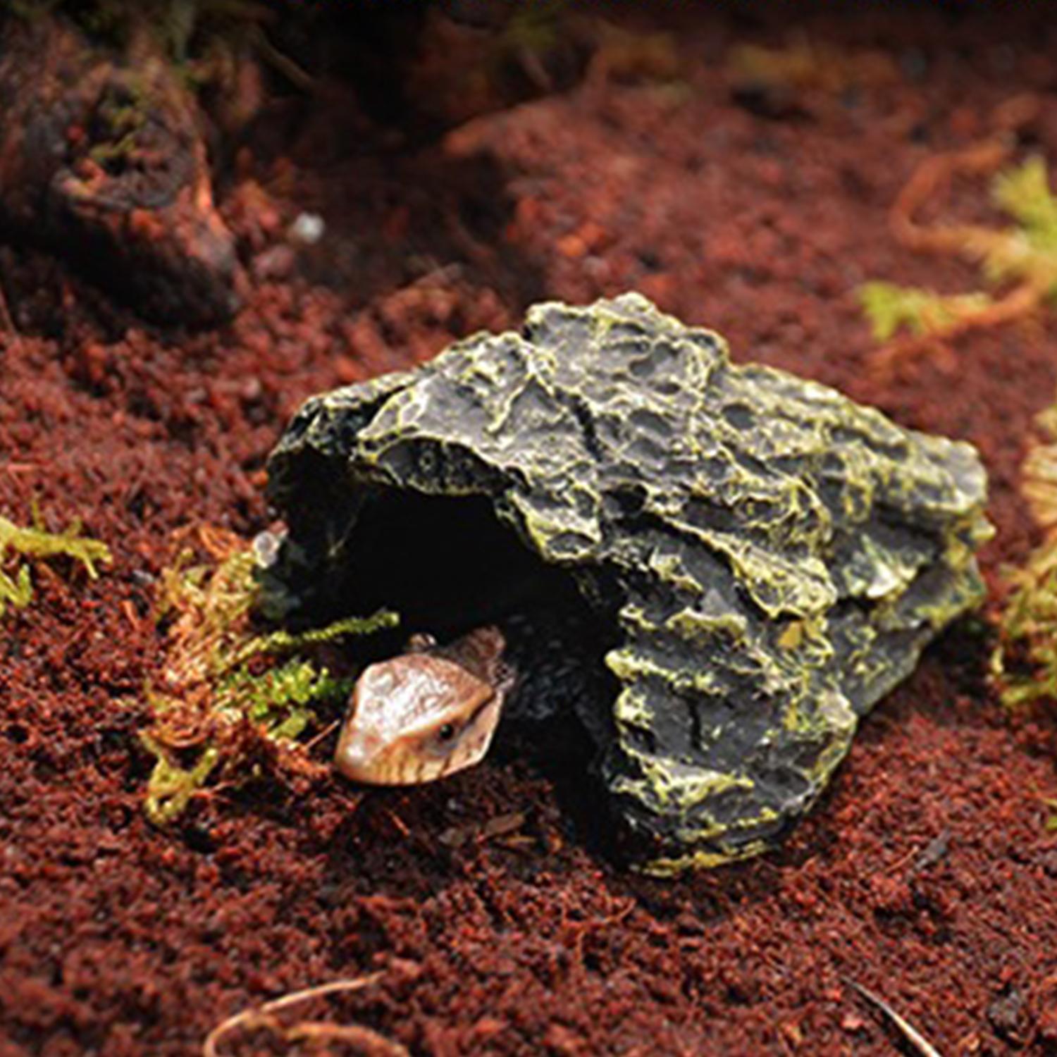 Hang động bò sát bằng nhựa, Trang trí hồ cá