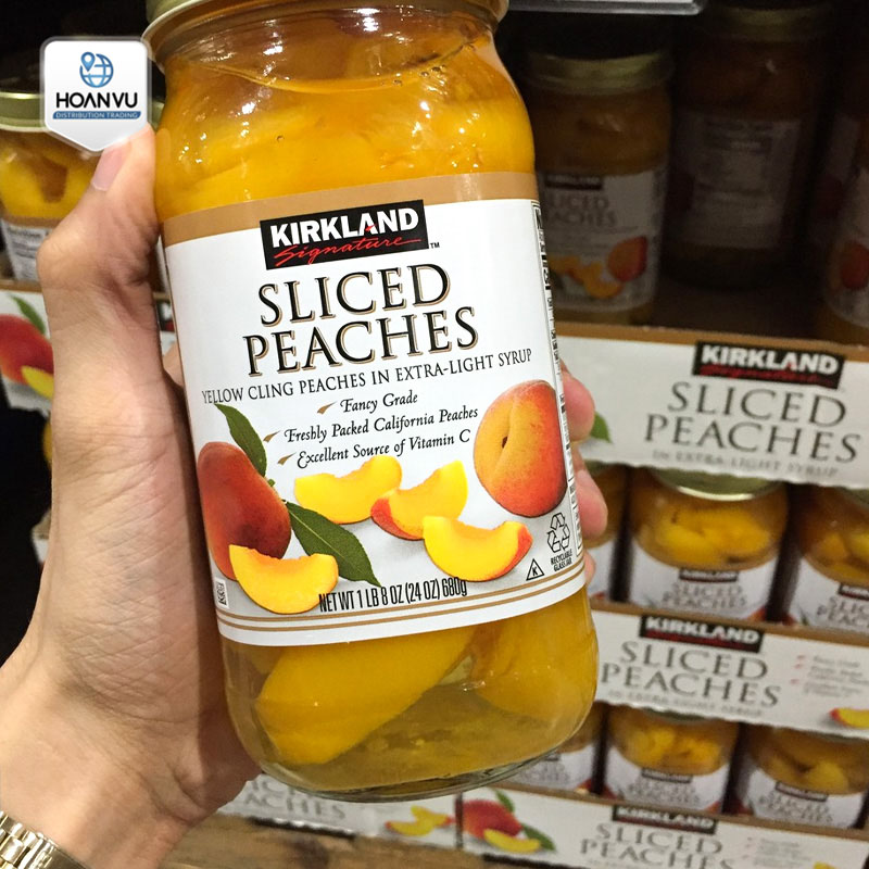 Đào Ngâm Cắt Lát Kirkland Signature Sliced Peaches (680g)